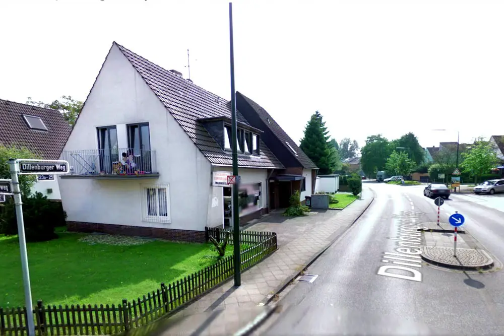 Eingang Dillenburger Weg